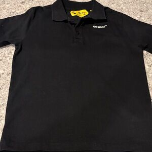 Off-White Black Kids Polo Shirt